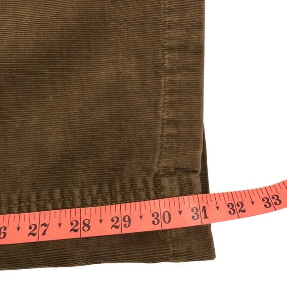 J.CREW Factory Corduroy Bootcut Pants Women 8S Brown VTG Straight Retro Gorpcore - Picture 11 of 12